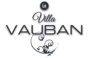La Villa Vauban Logo Simple Bleu